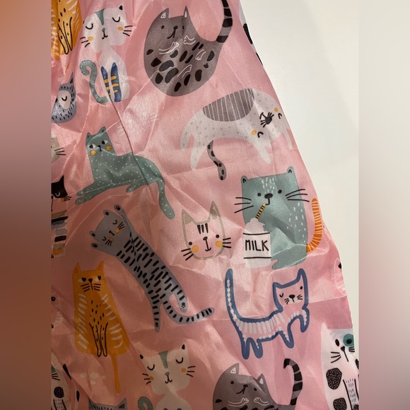 Polyester Large Foldable Portable Shopping Bag / Large Capacity Tote Bag Cats - Picture 4 of 9